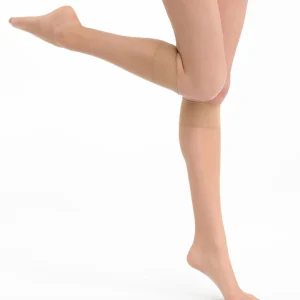 Lot de 2 mi-bas voile ambre Mes Essentiels 15D