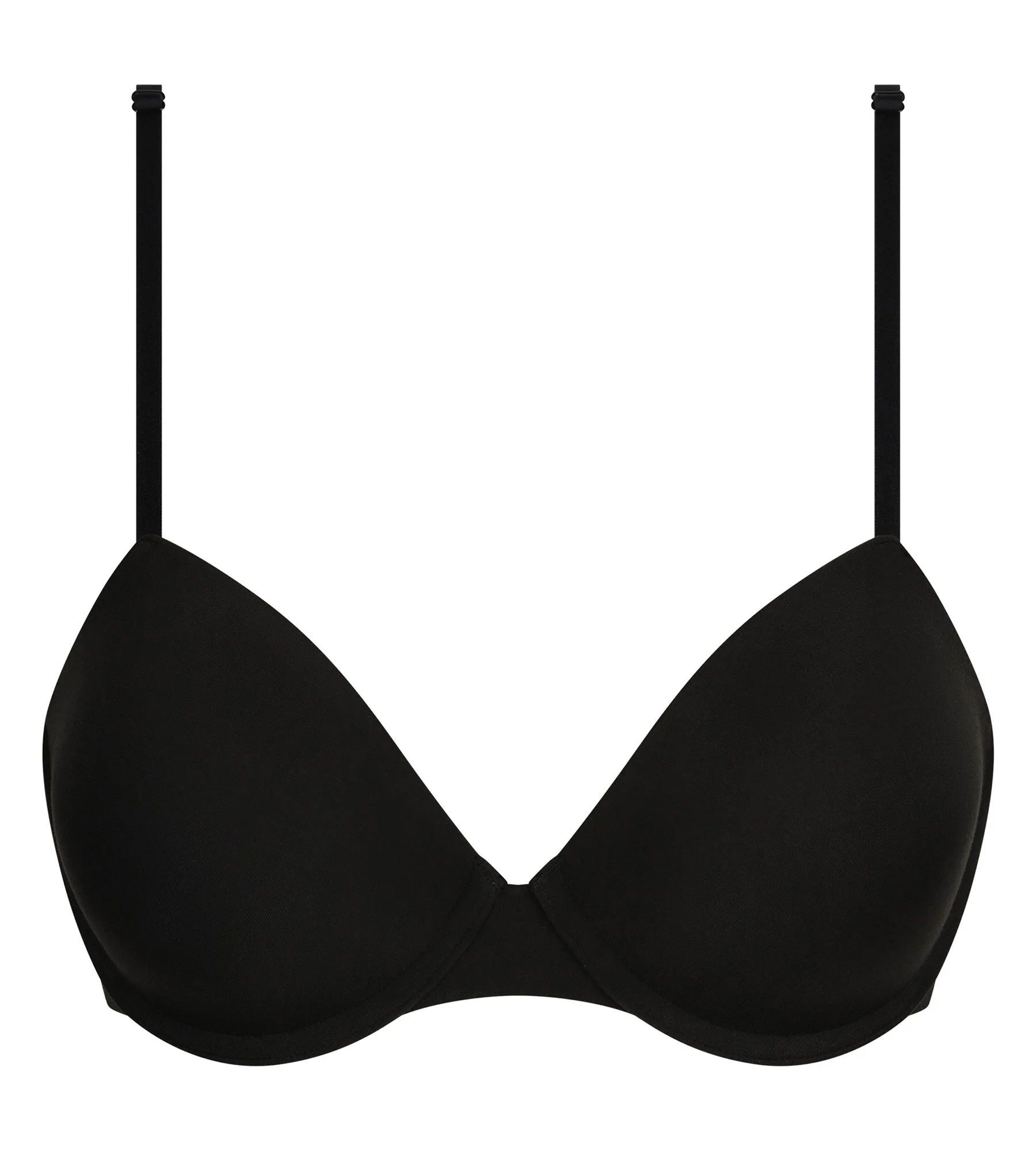 Soutien-gorge paddé à armatures en microfibre Noir Dim Invisible – Image 6