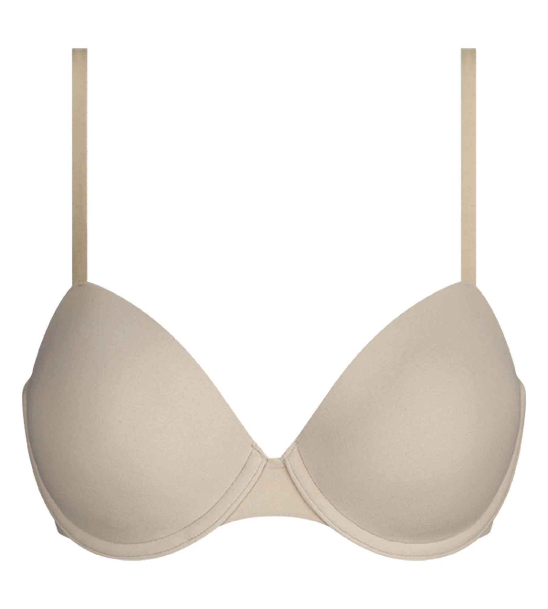 Soutien-gorge paddé à armatures en microfibre Nude Dim Invisible – Image 6