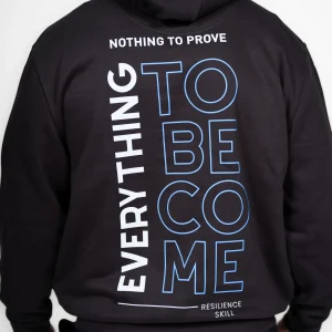 Hoodie Studio bio Vikings black “Everything to become”