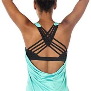 Débardeur de Sport 2 en 1 pour Femme – Débardeur sans Manches avec Soutien-Gorge intégré, idéal pour Fitness et Yoga