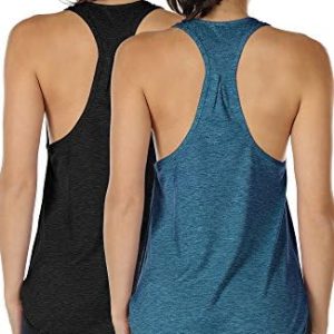 Débardeur de Sport Femme Dos Nageur Lot de 2 – Idéal pour Yoga et Fitness
