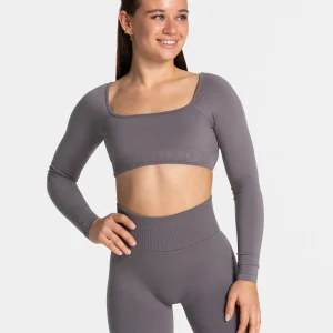 Femme Backless Longsleeve "Graphit"