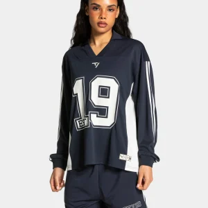 Football Polo Longsleeve "Midnight"