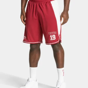 Football Shorts 9 Inch "Cranberry"