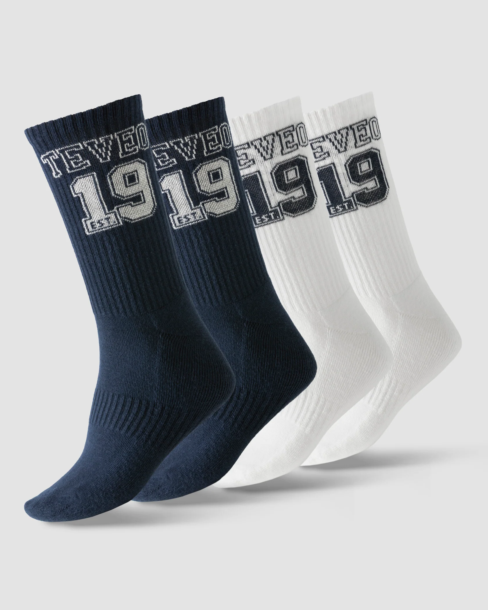Football Socken "Midnight/Off White"