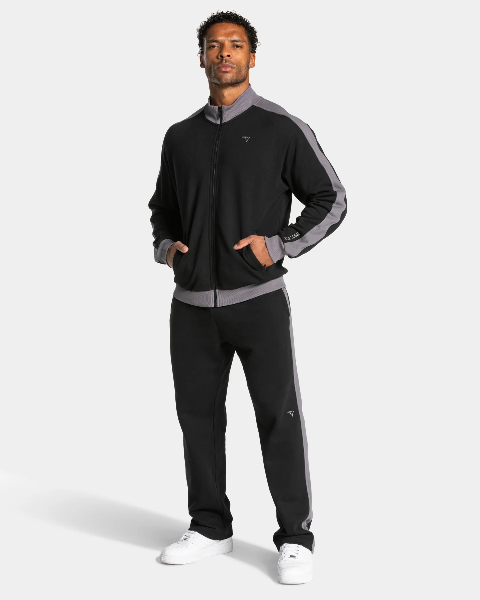 Football Zip Jacke "Schwarz" – Image 4