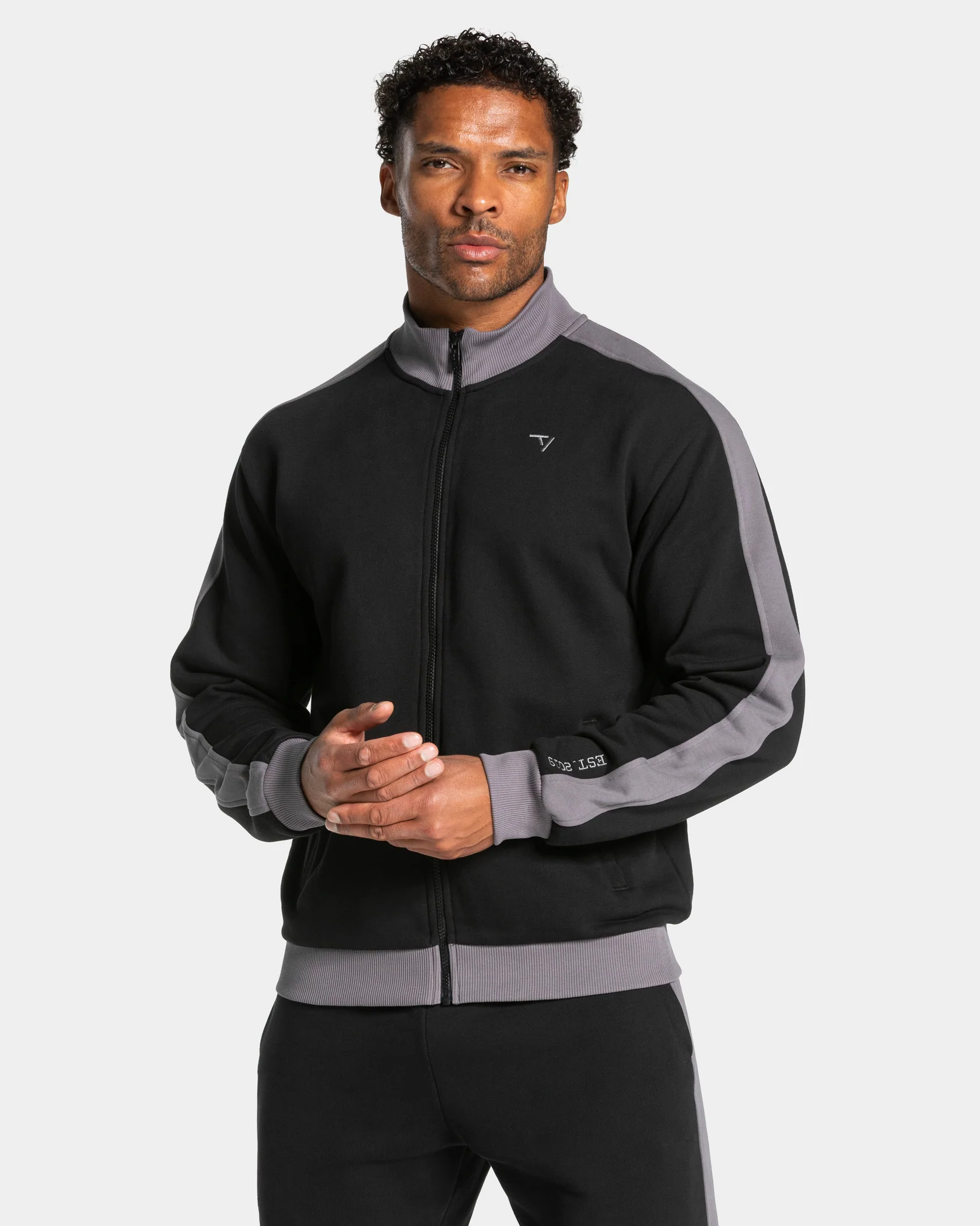 Football Zip Jacke "Schwarz" – Image 2