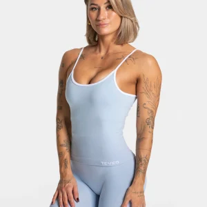 Contrastline Cami Top "Babyblau"