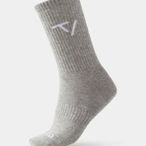 Knit Socken "Grau Meliert"