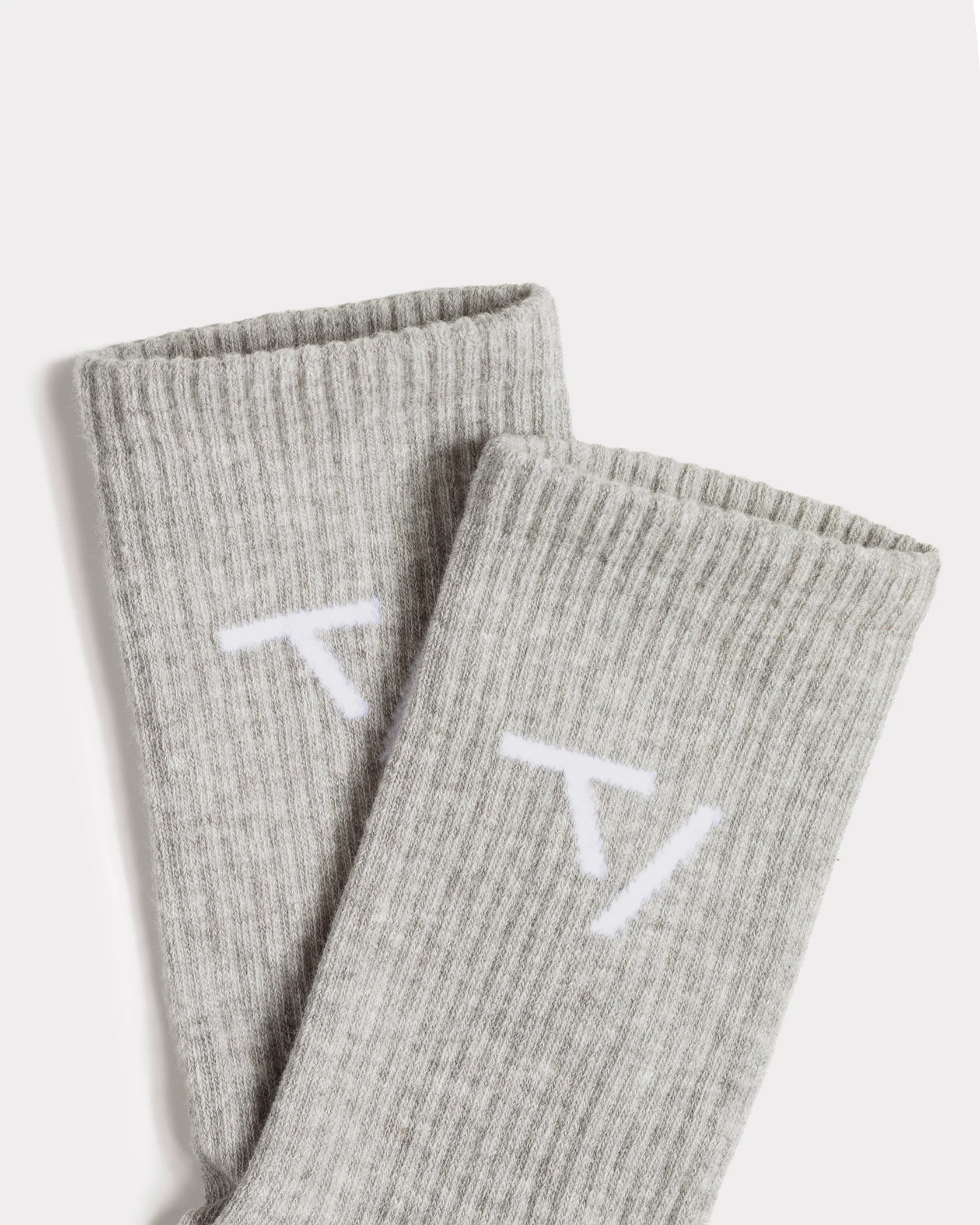 Knit Socken "Grau Meliert" – Image 5