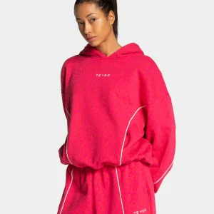 Contrastline Hooded Sweater "Leo Berry"