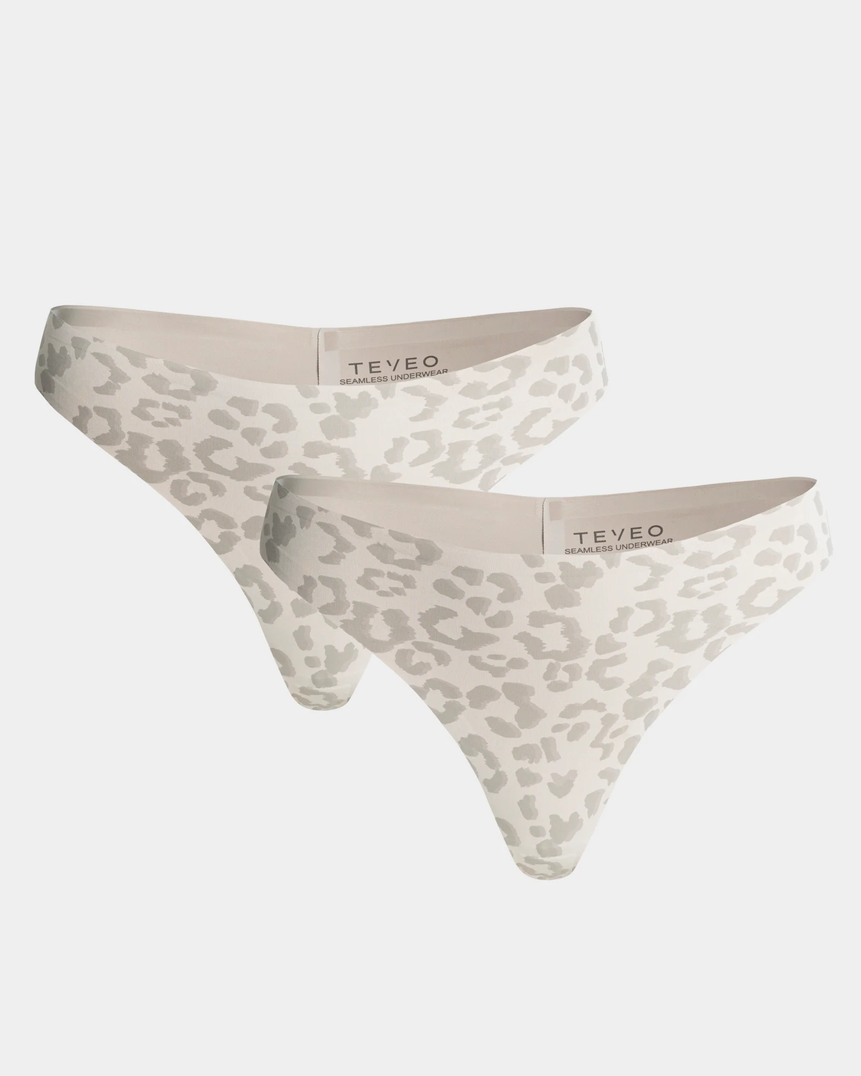 Seamless Padded Tanga (2er-Pack) "Leo Cream" – Image 3