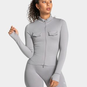 Lift Cargo Zip Jacke "Hellgrau"