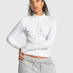 Lift Cargo Zip Jacke "Weiß"