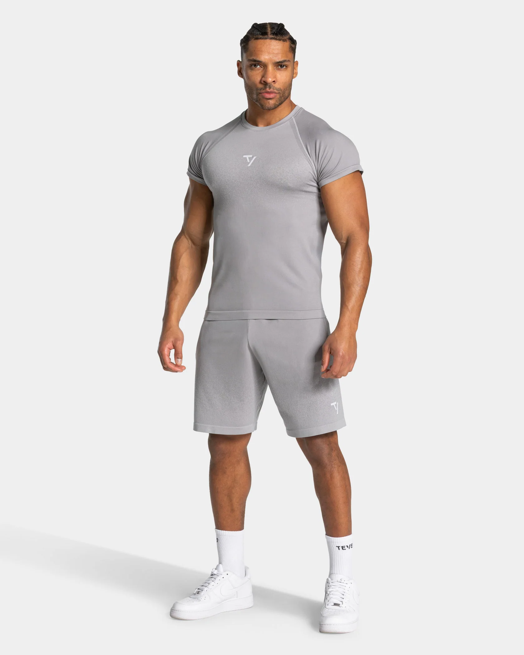 Lift Seamless T-Shirt "Hellgrau" – Image 4