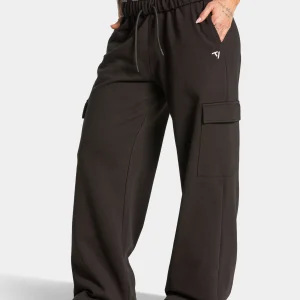 Lift Wide Leg Cargo Jogger Women "Dark Chocolate"