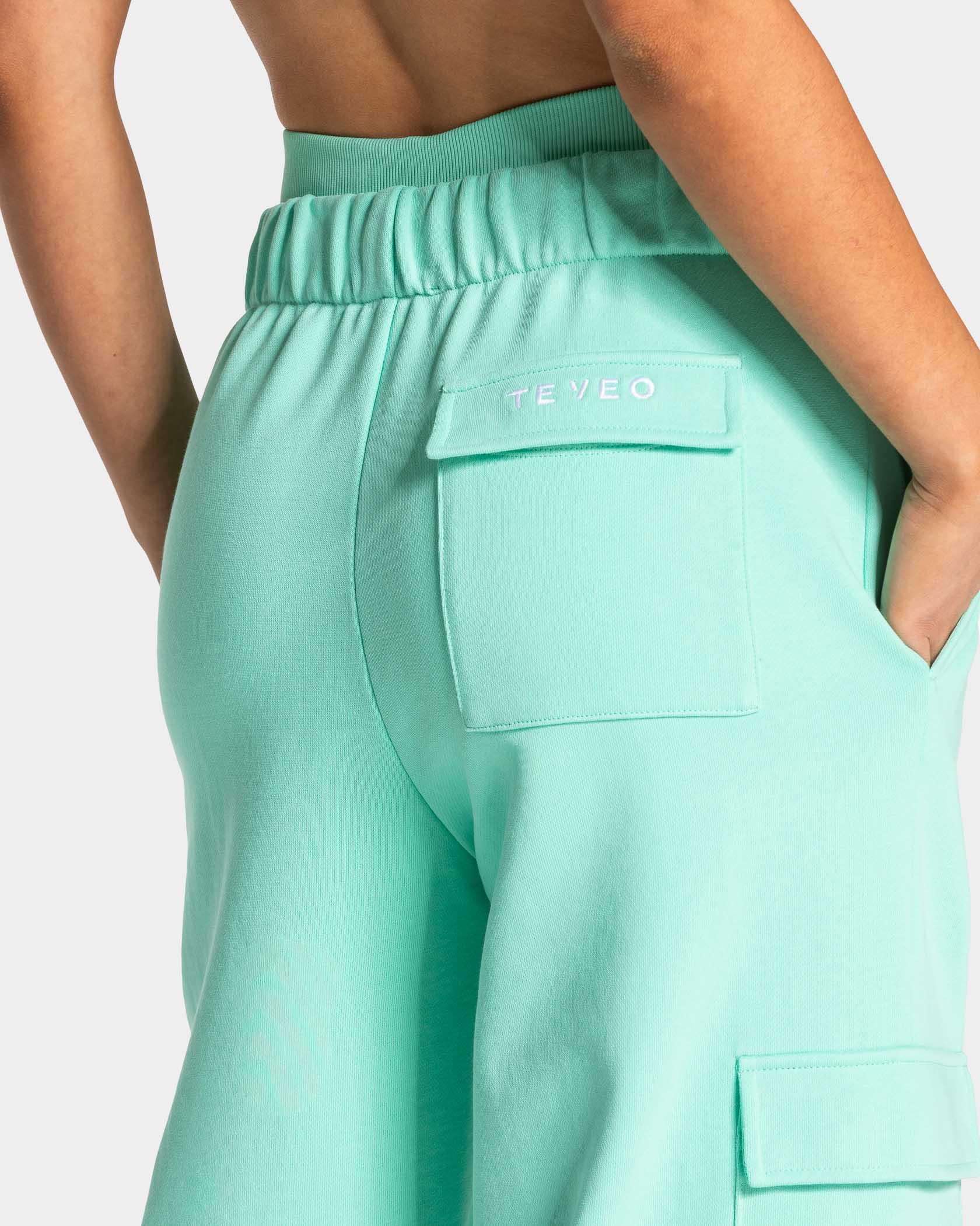 Lift Wide Leg Cargo Jogger Women "Mint" – Image 5