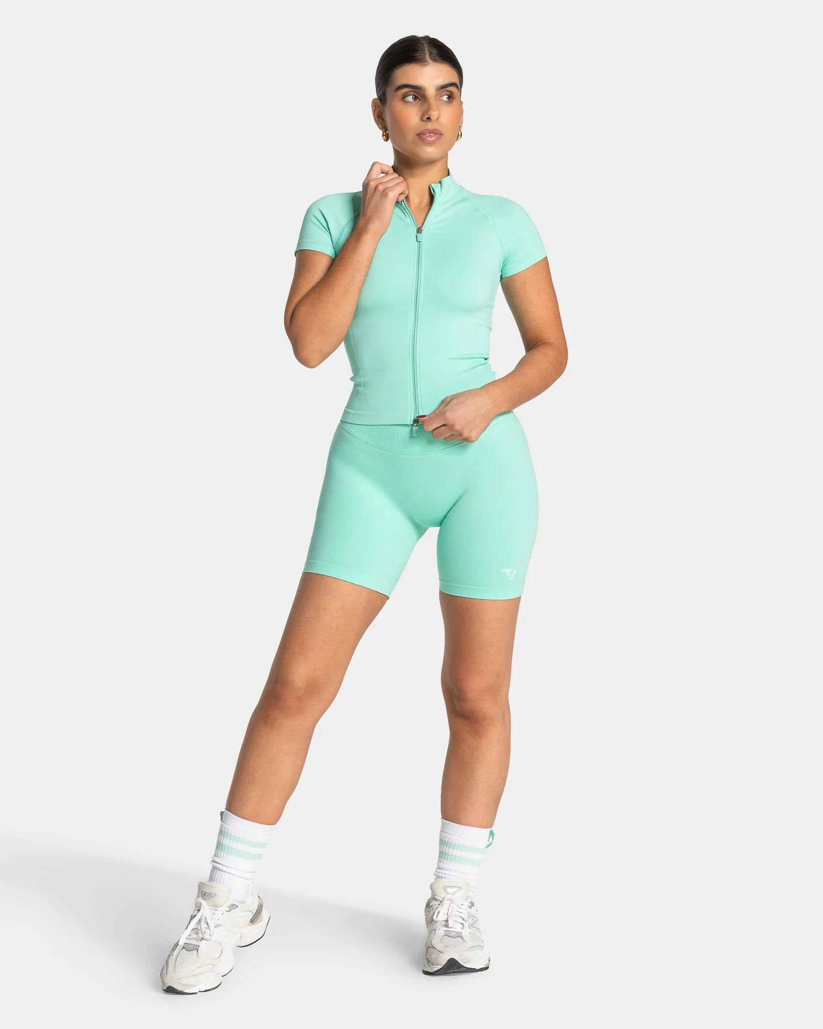 Lift Zip Shortsleeve "Mint" – Image 4
