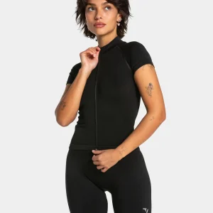 Lift Zip Shortsleeve "Schwarz"