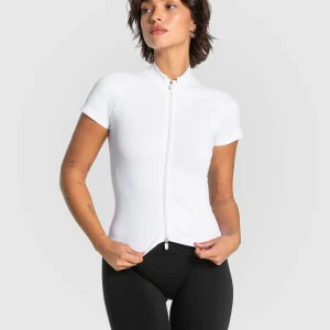 Lift Zip Shortsleeve "Weiß"