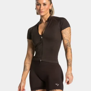 Lift Zip Shortsleeve "Dark Chocolate"