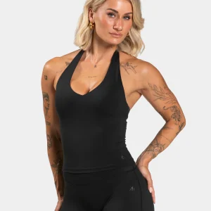 Luxmotion Neckholder Top "Schwarz"