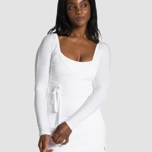 Mellow Wrapped Longsleeve "Weiß"