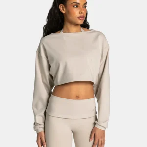 Mellow Cropped Longsleeve "Cream"