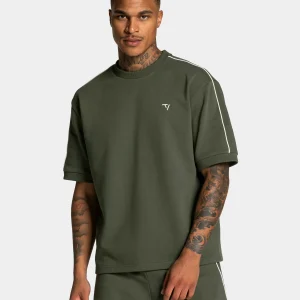 Contrastline Oversized T-Shirt "Khaki"