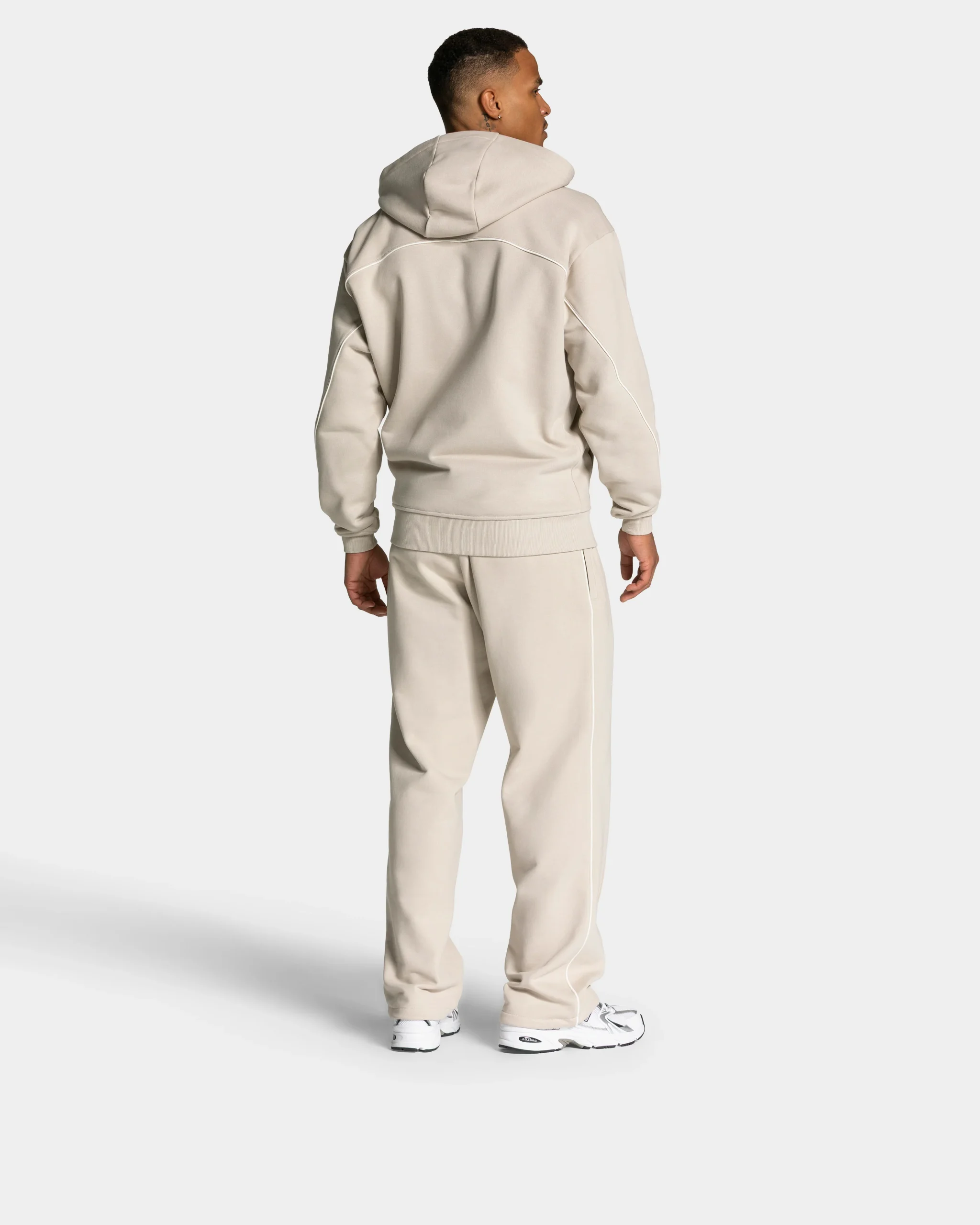 Contrastline Zip Jacke "Cream" – Image 6