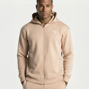 Prime Zip Hoodie "Beige"