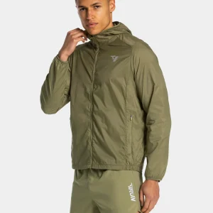 RUN Lightweight Zip Jacke "Olive"