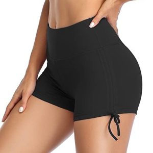 Short de sport Femme Taille Haute à séchage Rapide – Parfait pour la Natation et le Yoga