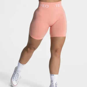 Signature Covert Scrunch Shorts "Peach"
