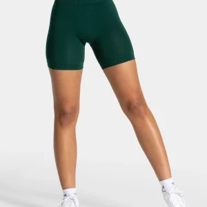 Signature Covert Scrunch Shorts "Dunkelgrün"