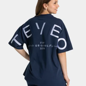 Signature Oversized T-Shirt "Dunkelblau"