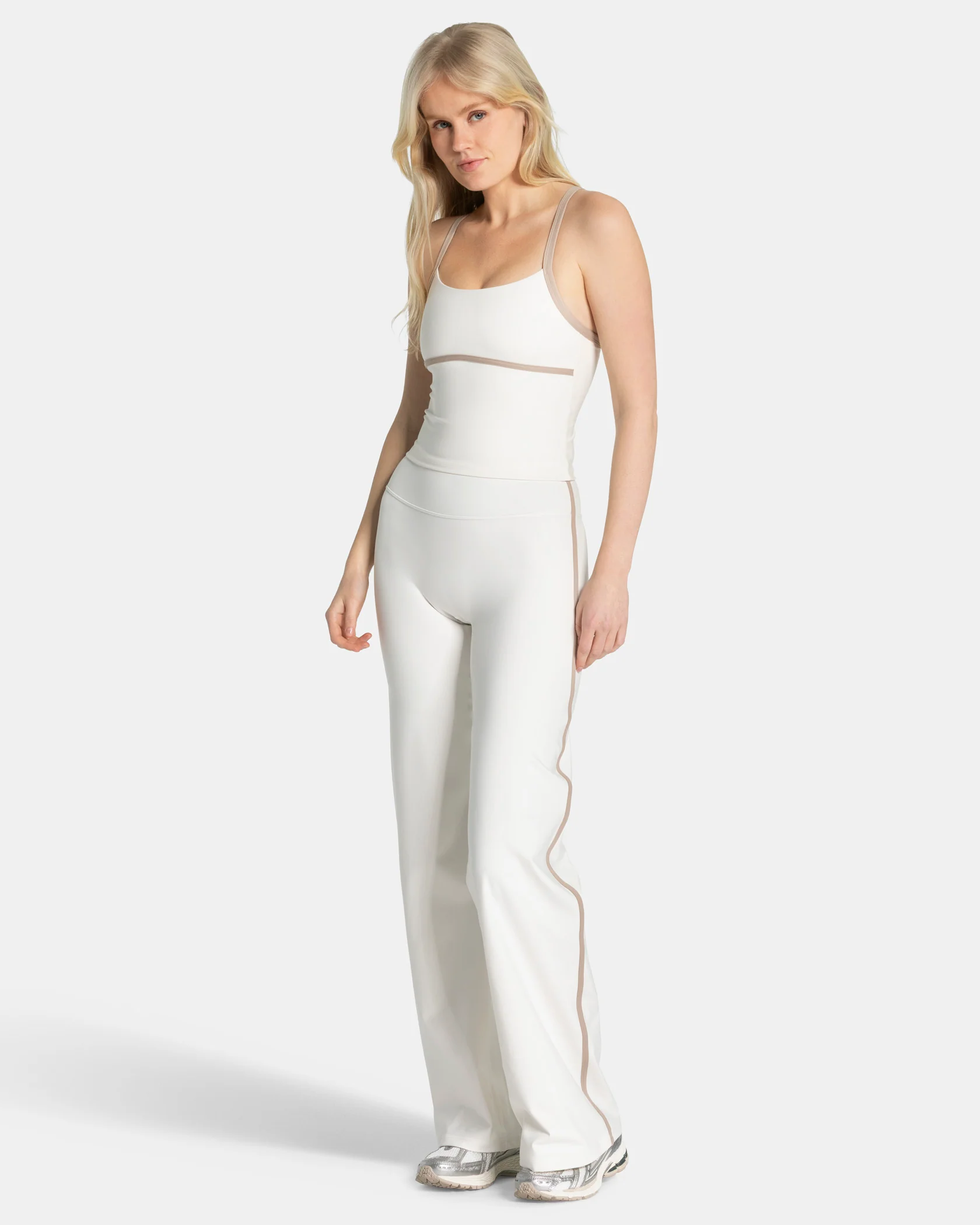 Soft Straight Leg Pants Regular "Off White" – Image 6