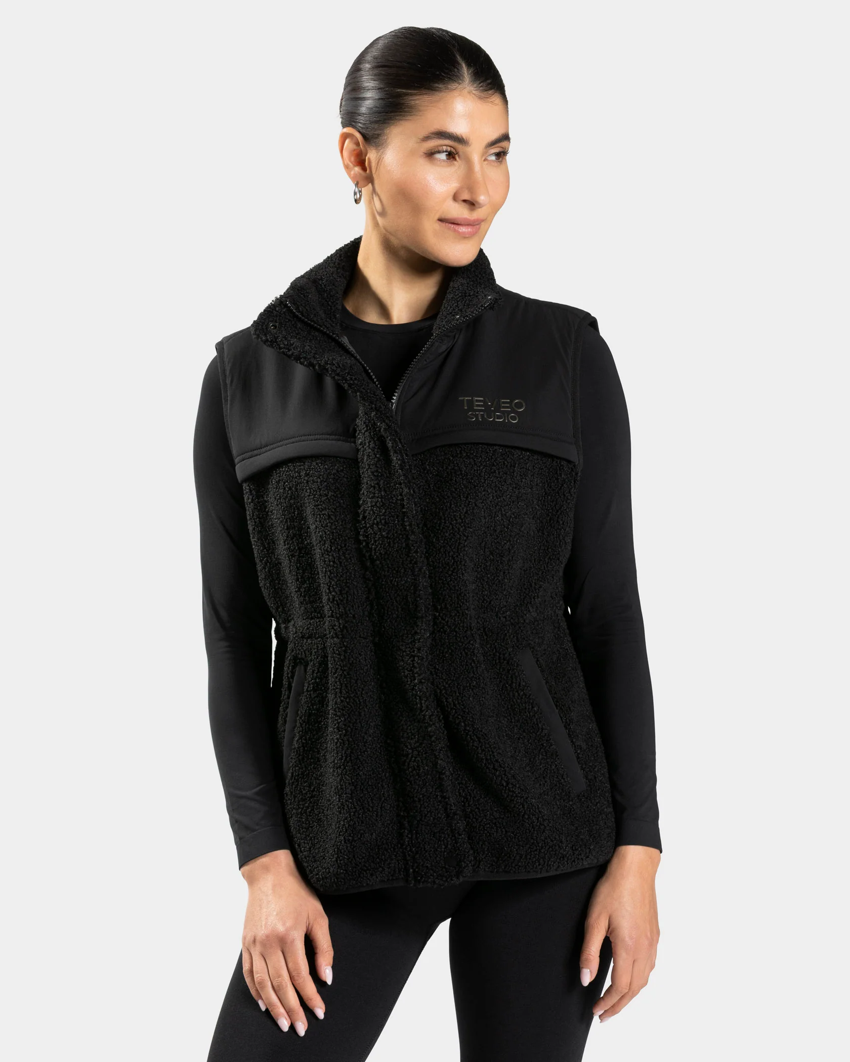 Studio Teddy Weste "Schwarz"