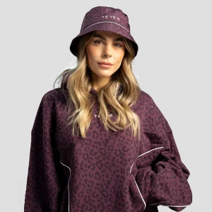 Contrastline Bucket Hat "Leo Merlot"