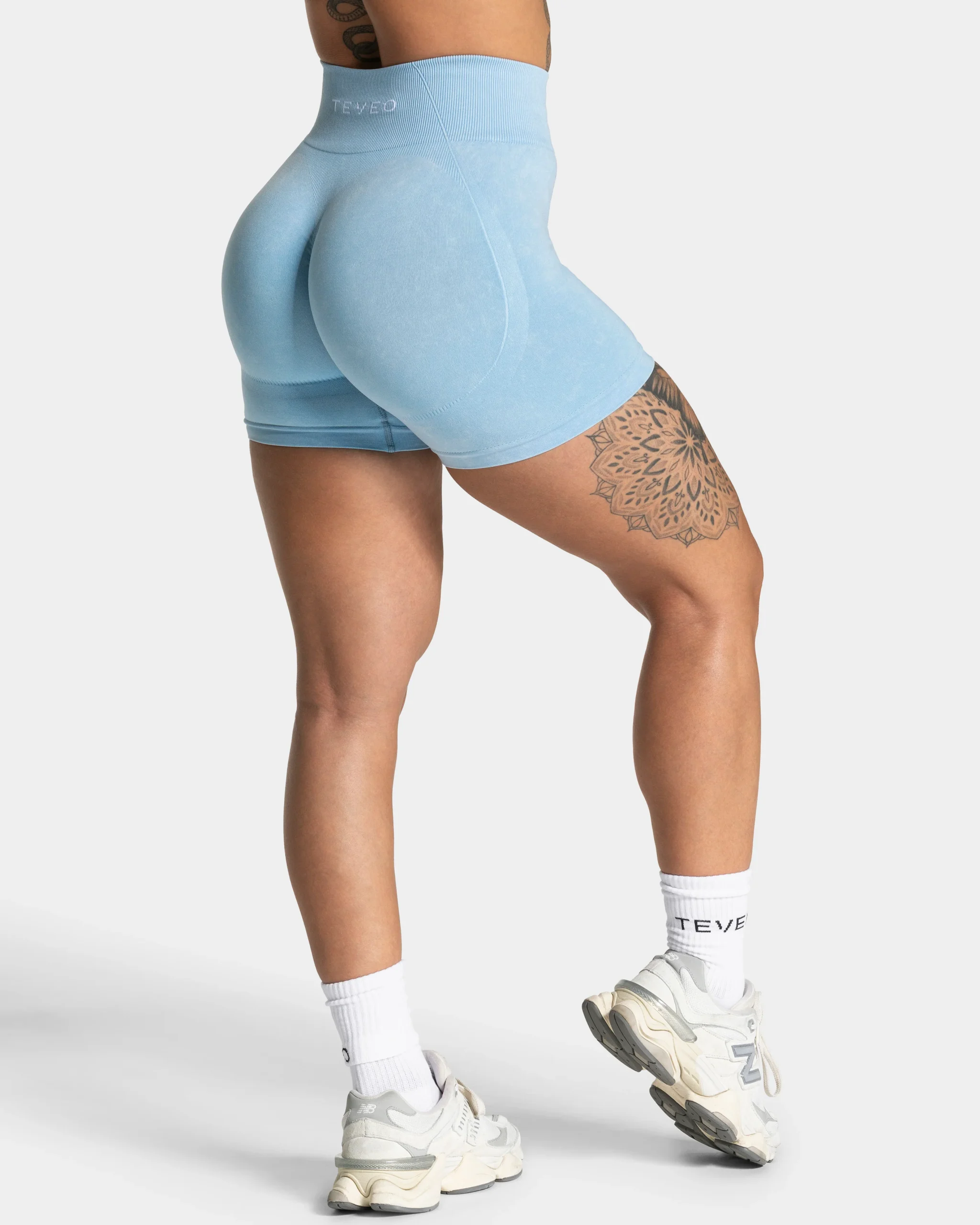 Acid Covert Scrunch Shorts "Babyblau" – Image 3