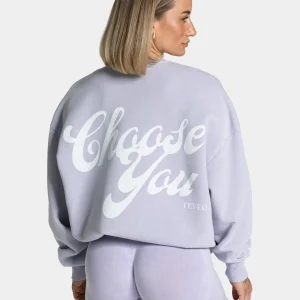 Acid Oversized Sweater "Flieder"