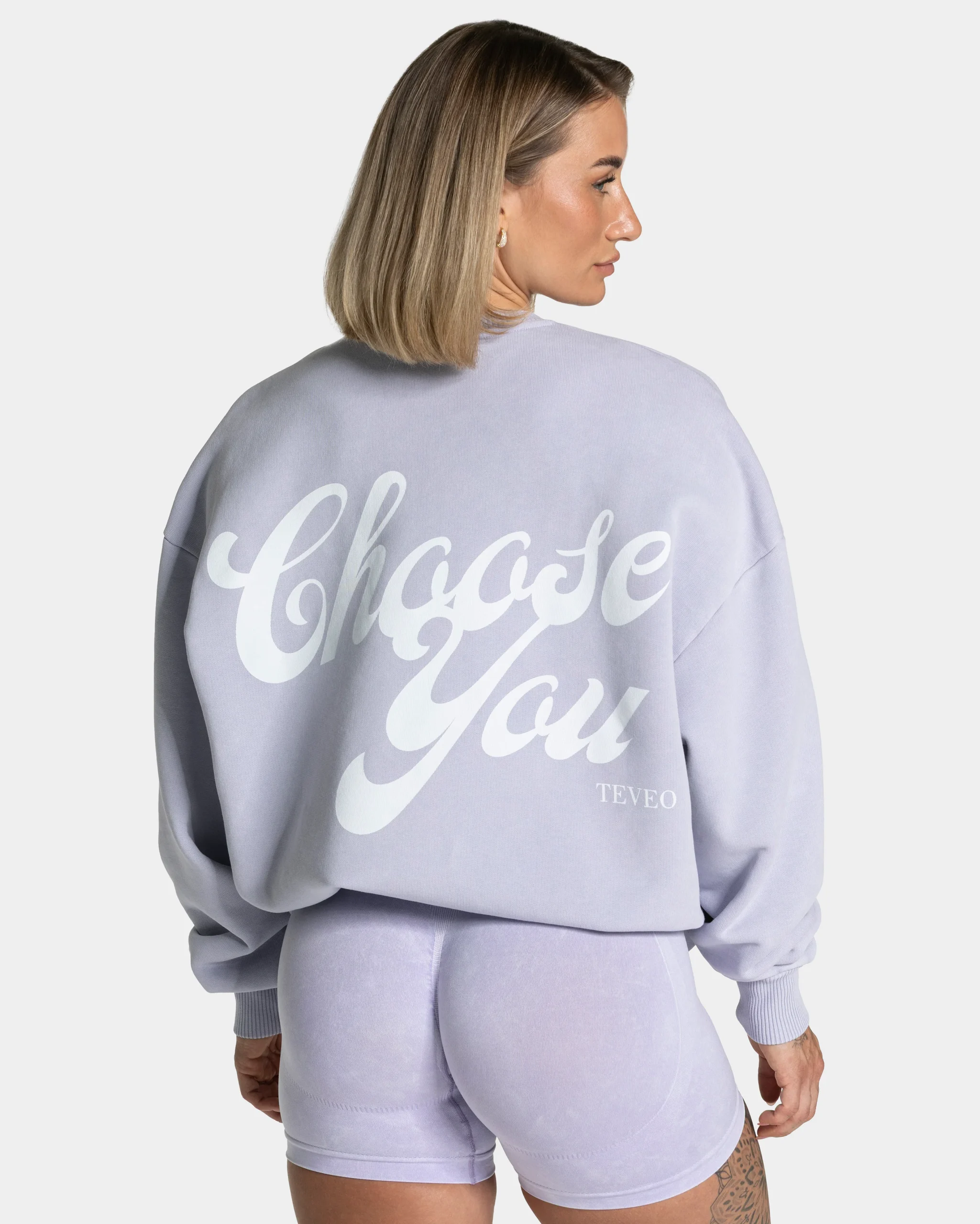 Acid Oversized Sweater "Flieder" – Image 2