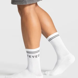 Crew Socken (2er-Pack) "Weiß"
