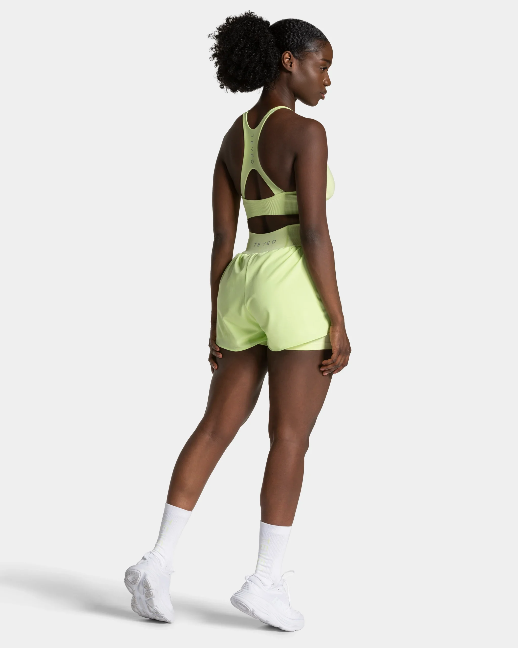 END Running Socken (2er-Pack) "Weiß - Limelight" – Image 5