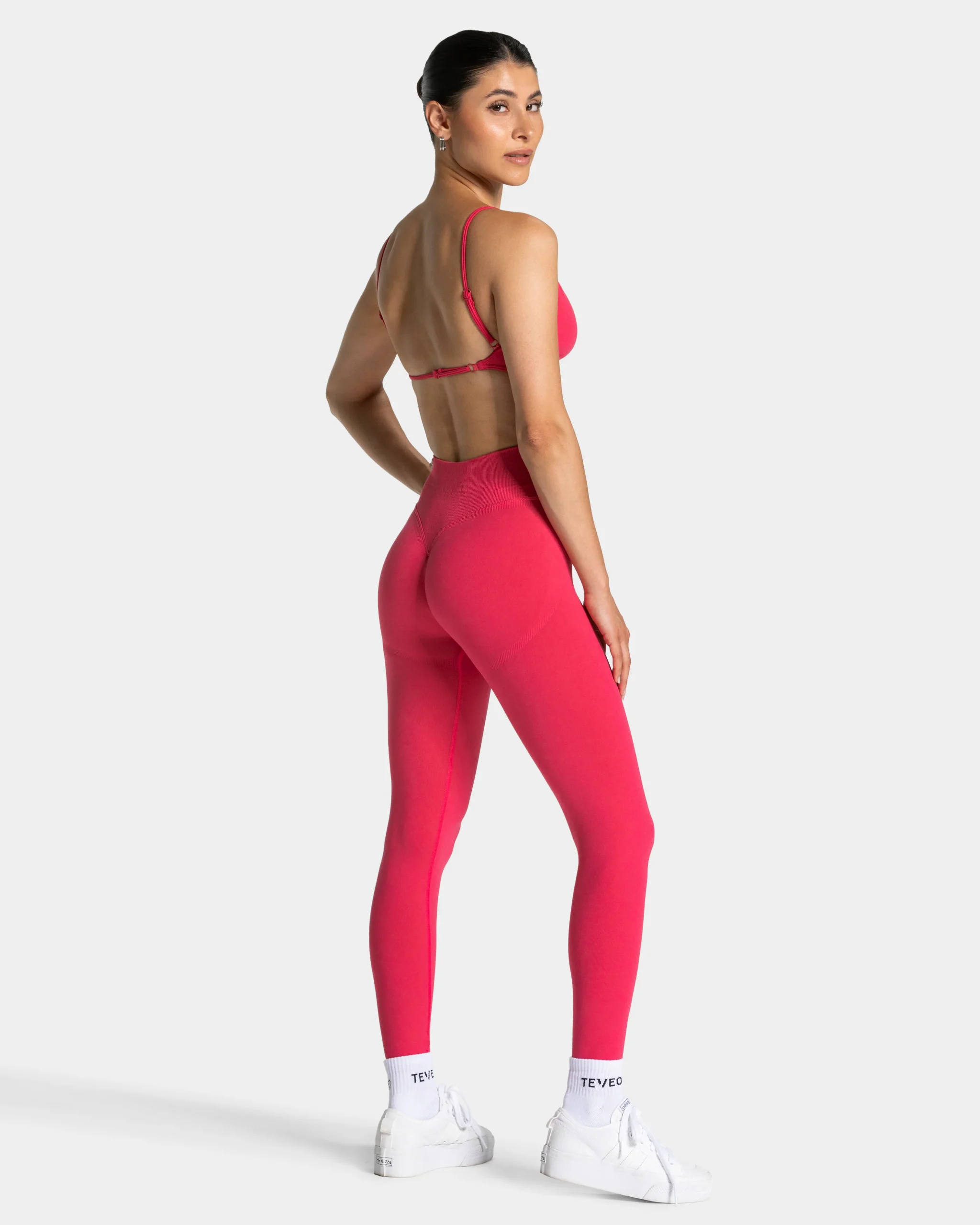 Femme Sculpt Scrunch Leggings "Berry" – Image 6