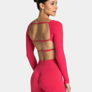 Femme Backless Longsleeve "Berry"