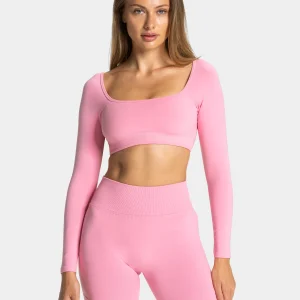 Femme Backless Longsleeve "Pink"