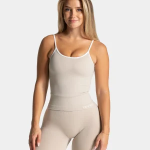 Contrastline Cami Top "Cream"