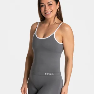 Contrastline Cami Top "Graphit"